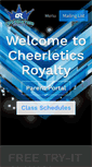 Mobile Screenshot of cheerletics.com